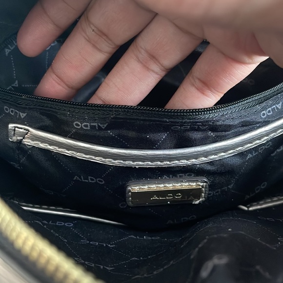 Pink & Gold Glitter Mini Aldo Back Pack - Picture 6 of 7